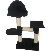 Topmast Krabpaal Kai Zwart 50 * 35 * 94 cm