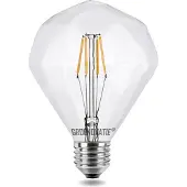 Groenovatie E27 LED Filament Diamant 4W Extra Warm Wit Dimbaar .