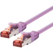 LOGON TCF66F050V, 5 meter, Cat6a, F/UTP (FTP), RJ-45, RJ-45, paars