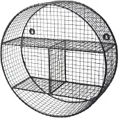 Loft42 Gaas Wandrek Rond Small Zwart 40x15