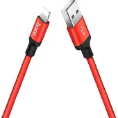 Hoco USB kabel naar Lightning rood - 1 m
