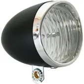 Ikzi Light Ikzilight Retro koplamp - 3x LED - Zwart - Batterij - Zichtbaar tot 800 meter