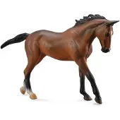 Collecta Deluxe Bay Thoroughbred Mare Scale 1:12 Figure Bruin Kinderen