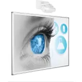 Smit Visual Projectiebord Softline profiel 8mm email matwit 2:1 120x240 cm