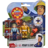 Simba Brandweerman Sam Speelfiguren - Elvis en Penny