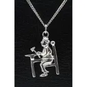MOOYE ® - Collectie Zilveren Smid ketting hanger