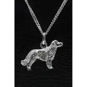 MOOYE ® - Collectie Zilveren Markiesje ketting hanger - groot