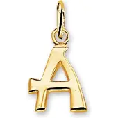 The Jewelry Collection Hanger Letter A - Goud