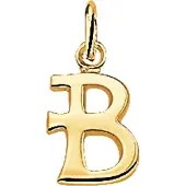 The Jewelry Collection Hanger Letter B - Goud