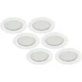 Groenovatie LED Inbouwspot 5W, Wit, Rond, Waterdicht IP65, 6-Pack