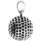 MOOYE ® - Collectie Zilveren Voetbal massief kettinghanger