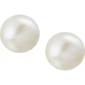 The Jewelry Collection Oorknoppen Parel - Zilver Gerhodineerd