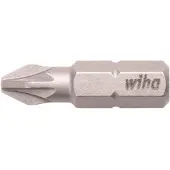 Wiha 10153 10153 Kruis-bit Aandrijving: 1/4 (6,3 mm) Uitvoering: Kruiskop Pozidriv PZ 2 25 mm