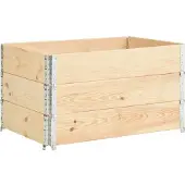 vidaXL Palletopzetranden 3 st 50x100 cm massief grenenhout