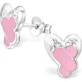 Montebello Princess by Montebello Oorbellen Ballet O - Meisjes - 925 Zilver - Epoxy - Sport - 9 x 11 mm