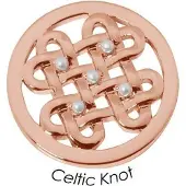 Quoins Disk QMB-62M-R Celtic Knot staal rosekleurig (M)
