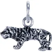 MOOYE ® - Collectie Zilveren Tijger klein ketting hanger