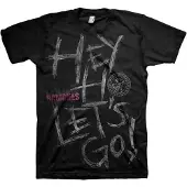 Rock Off Ramones - Hey Ho Heren T-shirt - S - Zwart