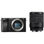 Sony Alpha A6100 systeemcamera Zwart + 18-135mm f/3.5-5.6