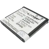 123accu Sony EP500 accu (1250 mAh, huismerk)