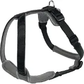 Hunter - Harness Neoprene - Hondentuig Bauchumfang 72-91 cm - Halsumfang 65 cm, zwart/grijs