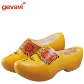 Gevavi Houten Klomp Gevavi Farmer Geel-Schoenmaat 43,5
