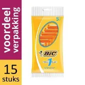 BIC 15x5st Bic 1 Sensitive Scheermesjes voordeelverpakking