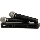 Shure BLX288E/PG58-K14 (614-638 MHz) dual handheld draadloos