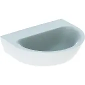 Geberit Renova wastafel 55 cm zonder kraangat zonder overloop, wit