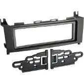 ACV 1-DIN frontpaneeladapter compatibel met Mercedes GLK-Class 2010 - 2012 zwart