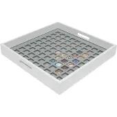 Deknudt Frames dienblad voor champagnecapsules wit hout