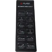 Pure Mat Zwart 182 x 61 x 0.4 cm
