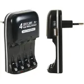 Velleman AA batterij lader - Netstroom - Voor AA, AAA -