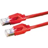 Secomp DÄTWYLER S/FTP Patchkabel Cat.6 (Class E), CU 7702 flex LS0H, Hirose TM21, rood, 2 m