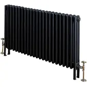 Eastbrook Rivassa 3 koloms verwarming 60x114,8cm Antraciet 2038 watt