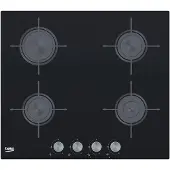 Beko Gaskookplaat Beko HILG64222S 4 plaatsen zwarte kleur