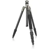 Mantona Titanium Carbon tripod Digitaal/filmcamera 3 poot/poten Zwart, Grijs