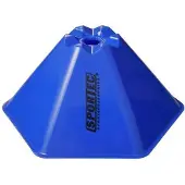 Sportec afbakenbollen hexagonaal groot 10 stuks blauw