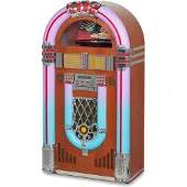 Ricatech RR4000, LED jukebox 80W TT,FM,DAB,BT,CD, bruin