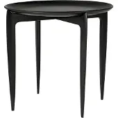 Fritz Hansen Opvouwbare klaptafel, Ø 45 cm Zwart