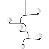 Pholc Mobil 100 Hanglamp Zwart - Hanglampen Glas Black - 510155