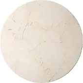 Menu Androgyne tafelblad voor bijzettafel Ivoorwit, Ø42 cm