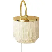 Warm Nordic Wandlampe , Fringe, Beige, Woonkamer, Metaal, Vintage / Retro