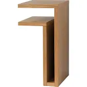 Maze F-shelf Wandplank Links Eiken - Nachtkastjes Eikenfineer Oak - 305118