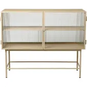 Ferm Living Haze Dressoir Reeded Glass|Cashmere