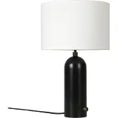 Gubi Tafellampe , dimbare, Zwart, Woonkamer, Marmer