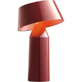 Marset Tafellampe , Bicoca, dimbare, Rood, Woonkamer, Kunststof, Designer