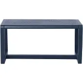 Ferm Living Little Architect Bench bankje Dark blue