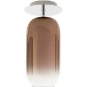 Artemide Plafondlamp , Gople Mini, dimbare, Brons / Oudmessing, Woonkamer, Glas, Designer