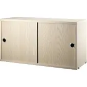 String kast met schuifdeur essenfineer, 78x30 cm